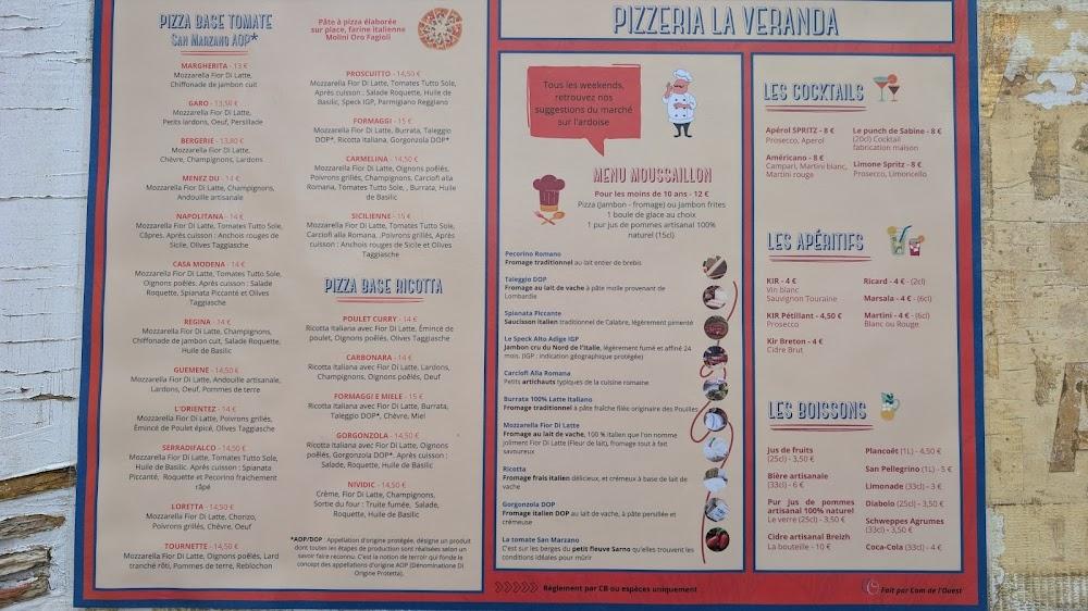 La Véranda - Menu Image 1